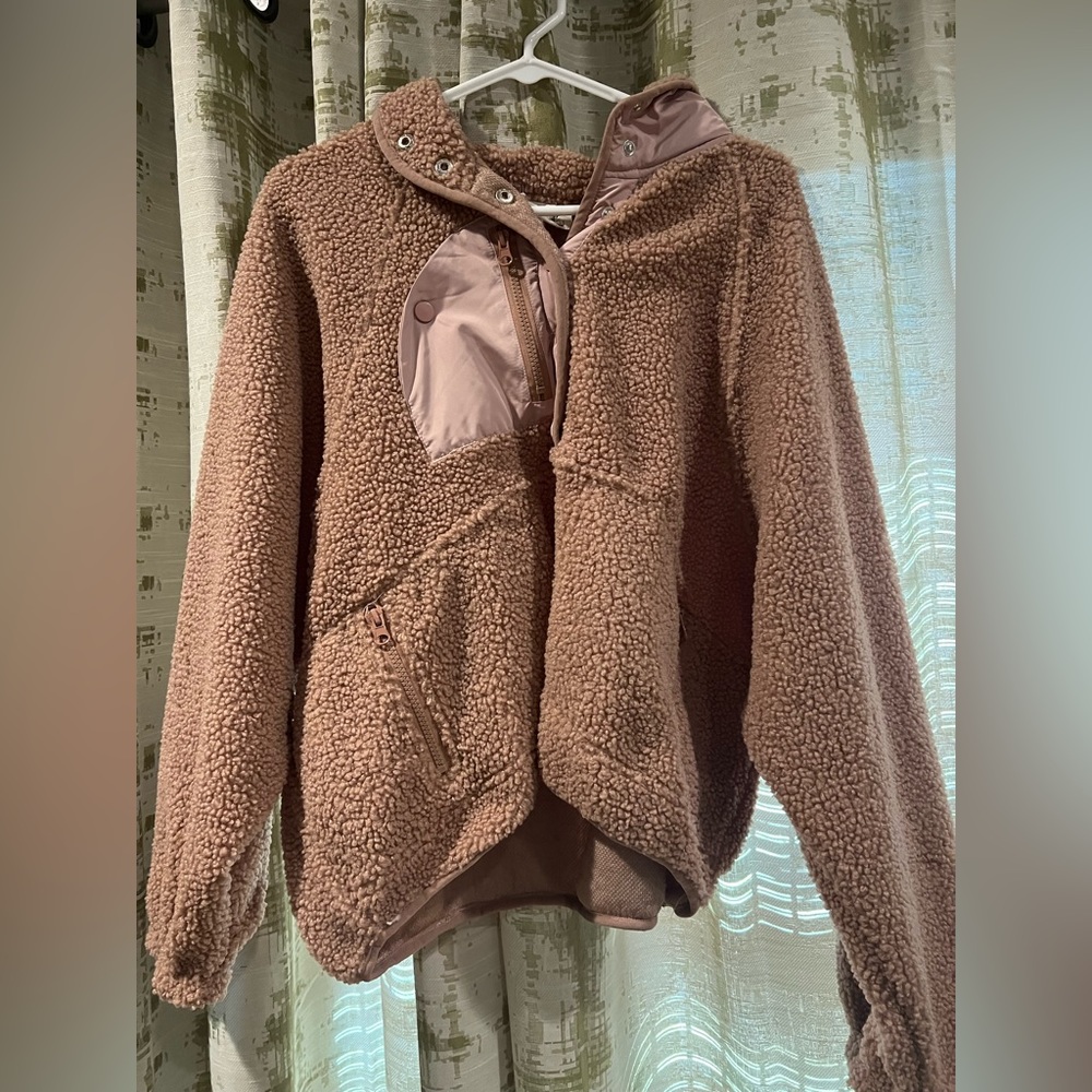 Mauve Pink Fleece Sweatshirt